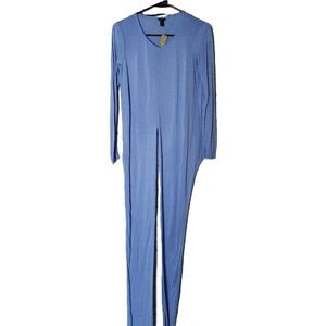 J.Crew Drapey Viscose Long Sleeve Multi Way Wrap Tie Tunic Top Blue XS NWT